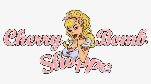 Cherry Bomb Vinyls   Itemprop Logo - Cartoon, HD Png Download, Transparent PNG