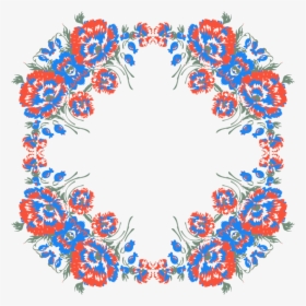 Symmetry,ornament,floral Design - Flowers Design, HD Png Download, Transparent PNG