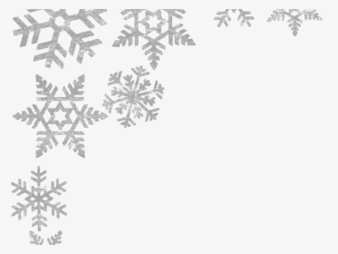 Snowflakes Clipart Divider - Transparent Background Snowflake Border, HD Png Download, Transparent PNG