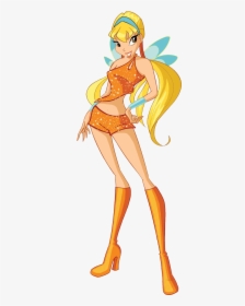 Winx Club Stella Normal Png - Stella Winx Club Characters, Transparent Png, Transparent PNG