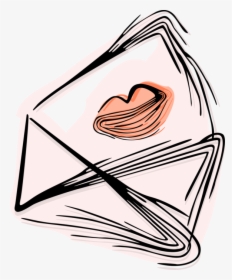 Vector Illustration Of Love Letter In Envelope Sealed, HD Png Download, Transparent PNG