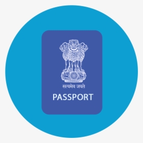 Indian Passport Logo Png, Transparent Png, Transparent PNG