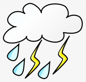 Cartoon Rain Cloud Clipart - Weather Clip Art, HD Png Download, Transparent PNG