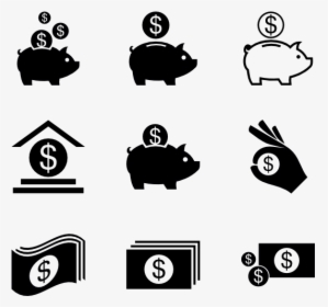 Save Money Icon Png - Saving Icons, Transparent Png, Transparent PNG