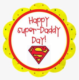 Transparent Super Dad Clipart - Happy Fathers Day Superman Png, Png Download, Transparent PNG