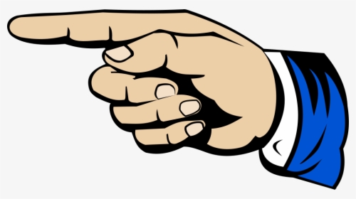 Pointing Finger - Pointing Finger Clipart, HD Png Download, Transparent PNG