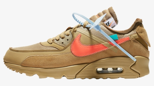 Nike Air Max 90 X Off-white Desert Ore - Off White Nike Air Max, HD Png Download, Transparent PNG