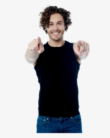 Men Pointing Front Royalty Free High Quality Png - Standing, Transparent Png, Transparent PNG