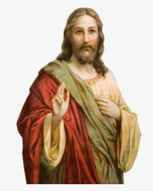 Jesus Picture Two Fingers, HD Png Download, Transparent PNG