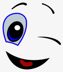 Smiley Wink Emoticon Drawing Face - Smiley Eyes Clip Art, HD Png Download, Transparent PNG