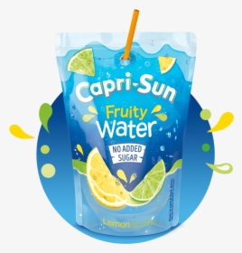 Transparent Juice Pouch Clipart - Capri Sun Lemon And Lime, HD Png Download, Transparent PNG
