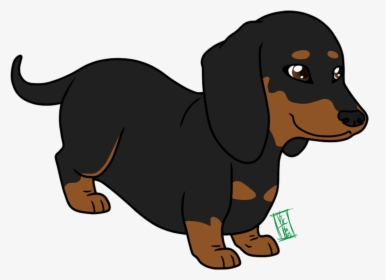 Dachshund Puppy Cartoon Animation Clip Art - Cartoon Dachshund Png, Transparent Png, Transparent PNG