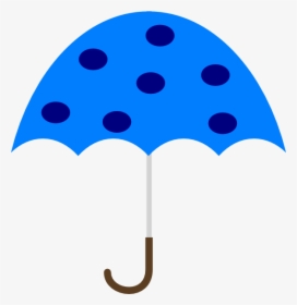 Polka Dot Umbrella Svg Clip Arts - Polka Dot Umbrella Clipart, HD Png Download, Transparent PNG