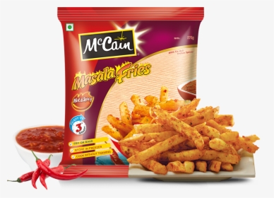 Mccain Hot & Spicy Masala Fries - Mccain Masala Fries 375g, HD Png Download, Transparent PNG