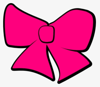 Ribbon Clipart Cheerleading - Hair Bow Clipart, HD Png Download, Transparent PNG