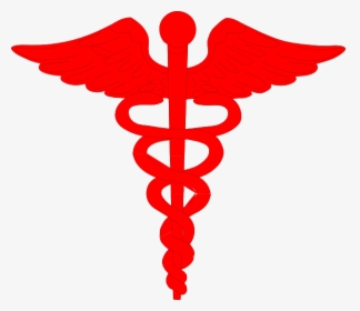 Doctor Logo Clip Art At Clipart Library - Rod Of Asclepius Red, HD Png Download, Transparent PNG