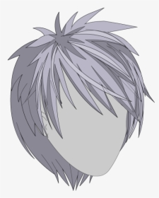 Short And Messy Hair - Cartoon, HD Png Download, Transparent PNG