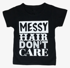 Messy Hair, Don T Care T-shirt Shirts - Metallic Off To Never Never Land T Shirt, HD Png Download, Transparent PNG