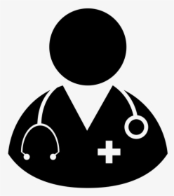 Doctor, Physician, Md, Medical Practitioner, Clinician - Doctor Clipart Black And White, HD Png Download, Transparent PNG