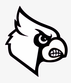 Cardinal Black And White Clipart Kid - Louisville Cardinal Logo Svg, HD Png Download, Transparent PNG