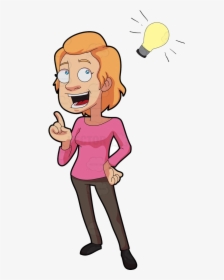 Thinking Person Clipart Free Clip Art Transparent Png - Cartoons Of Person Thinking, Png Download, Transparent PNG