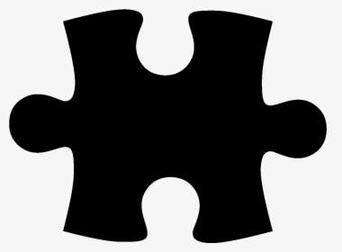 Black Puzzle Piece Png, Transparent Png, Transparent PNG