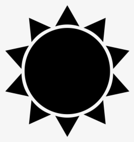 Clipart - Sunny Weather Icon Png, Transparent Png, Transparent PNG