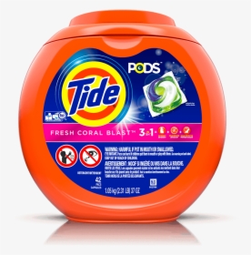 Tide Pods Original Scent He Turbo Laundry Detergent - Tide Pods Fresh Coral Blast, HD Png Download, Transparent PNG