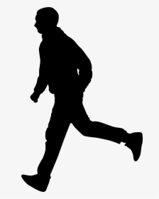 Runner Silhouette Clip Art Png - Running Man Silhouette Png, Transparent Png, Transparent PNG