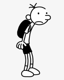 Drawing Diary Black And White - Diary Of A Wimpy Kid Png, Transparent Png, Transparent PNG