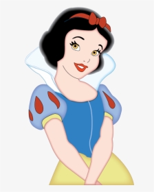 Snow White Drawn In Illustrator - Cartoon, HD Png Download, Transparent PNG