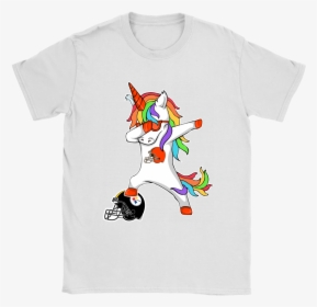 Football Dabbing Unicorn Steps On Helmet Cleveland - Furry Shirts, HD Png Download, Transparent PNG