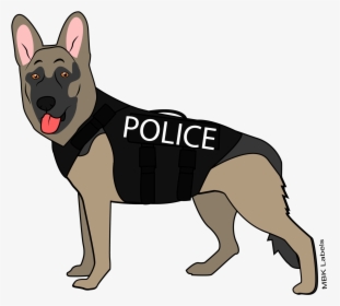 K9 Police Dog - Clip Art Police Dog, HD Png Download, Transparent PNG