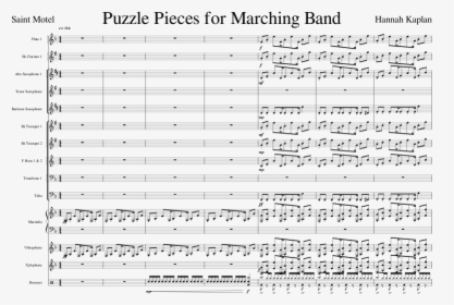 Puzzle Pieces Saint Motel Sheet Music, HD Png Download, Transparent PNG