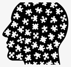 Side View Of Head Filled With Puzzle Pieces - 4th Of July Poker, HD Png Download, Transparent PNG