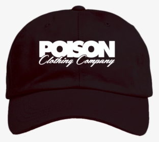 Poison Clothing Company Hat Black - Baseball Cap, HD Png Download, Transparent PNG