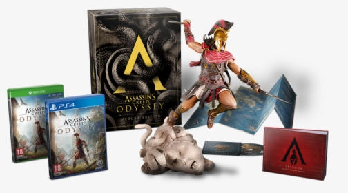 Fallen Gorgon Statue - Assassin's Creed Odyssey Medusa Edition, HD Png Download, Transparent PNG