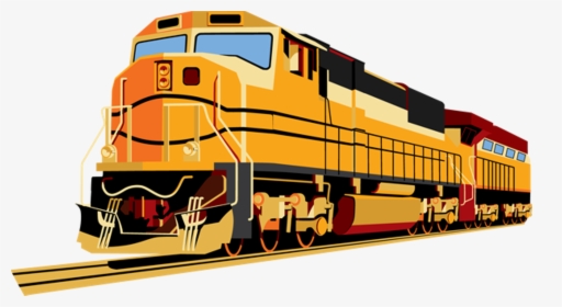 Train Rail Transparent Background - Freight Train Clip Art, HD Png Download, Transparent PNG