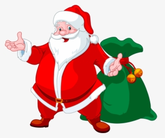 Santa Claus Ymca - Santa Claus With His Bag, HD Png Download, Transparent PNG