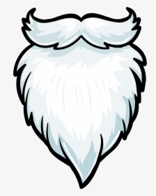 Beard Clipart Plain - Santa Claus Beard Png, Transparent Png, Transparent PNG