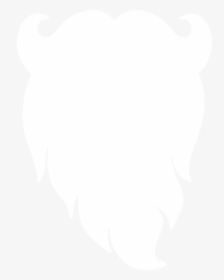 Transparent Beard Silhouette Png - Santa Beard Silhouette, Png Download, Transparent PNG