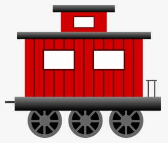 Caboose Train Transportation - Train Caboose Clip Art, HD Png Download, Transparent PNG