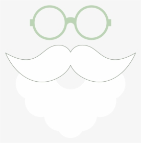 Glasses Text Book Koschei Pattern - Santa Beard For Photo Booth, HD Png Download, Transparent PNG
