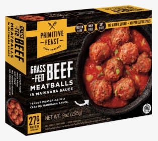 Grass-fed Beef Meatballs In Marinara Sauce - Grass Fed Meat Products, HD Png Download, Transparent PNG