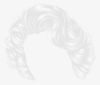 White Wig Png - Illustration, Transparent Png, Transparent PNG