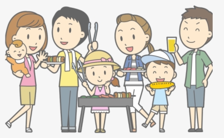 Free Download Clip Art - Family Barbecue Clipart, HD Png Download, Transparent PNG