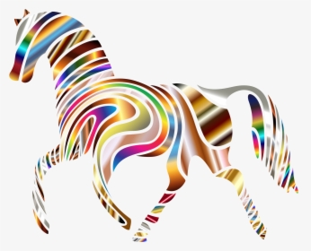 Psychedelic Horse Clip Arts - Rainbow Horse, HD Png Download, Transparent PNG