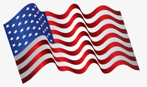 Waving American Flag Png - Waving Flag Transparent Background, Png Download, Transparent PNG