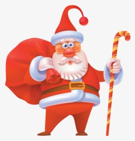 Santa Claus Png Transparent Image - Santa Claus With A Red Nose, Png Download, Transparent PNG