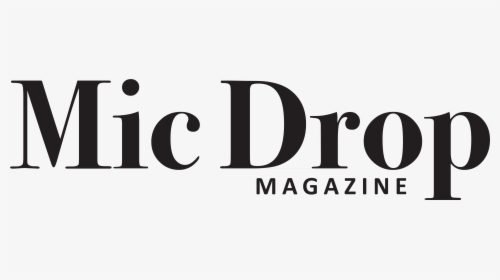Micdrop Magazine Logo Bnw - Calligraphy, HD Png Download, Transparent PNG